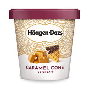 ไอศกรีม Haagen-Dazs รสคาราเมลโคน