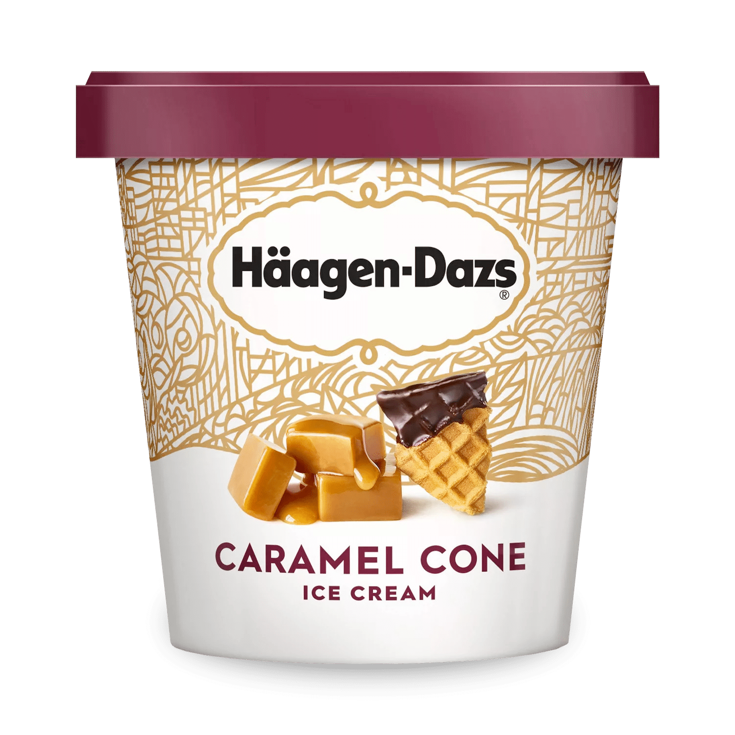 ไอศกรีม Haagen-Dazs รสคาราเมลโคน
