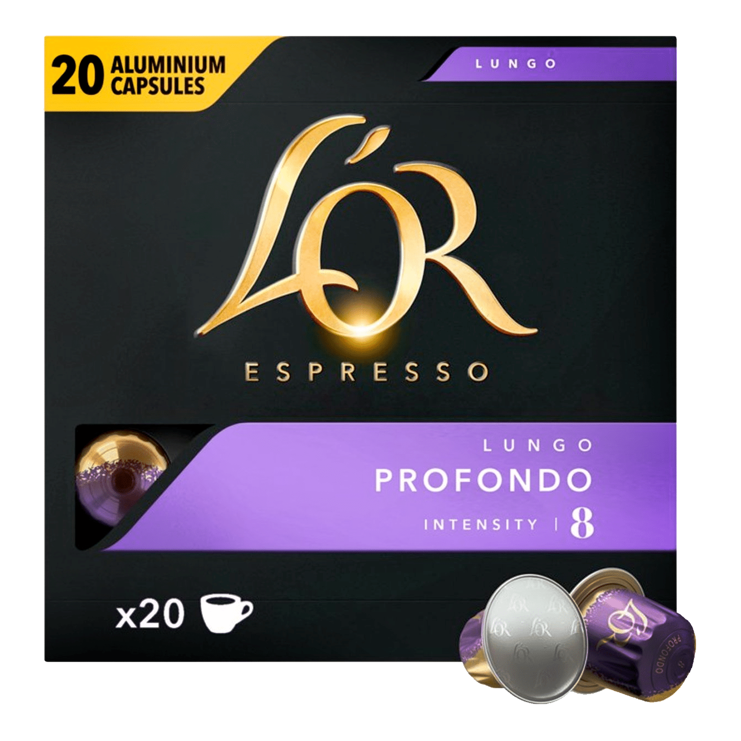 กาแฟแคปซูล L'OR Espresso Lungo Intensity 8