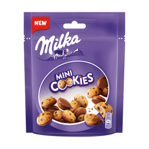 มินิคุกกี้ MILKA เคลือบช็อกโกแลตนม, 100 กรัม