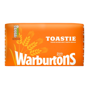ขนมปังขาวสไลด์หนา Warburtons Toastie