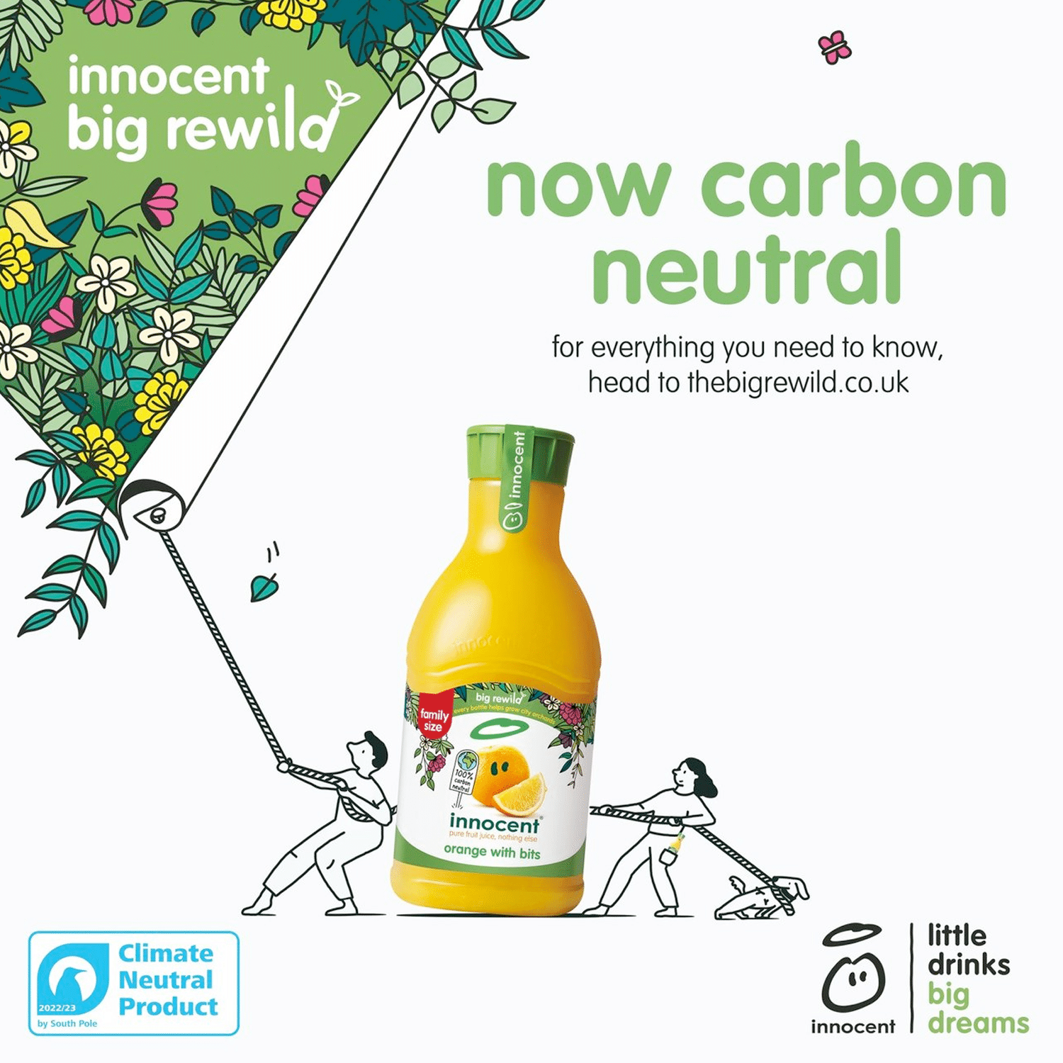 น้ำส้มผสมเนื้อส้ม Innocent - Image 2